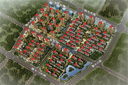 城东龙都花园2室2厅1卫84.6m2精装修